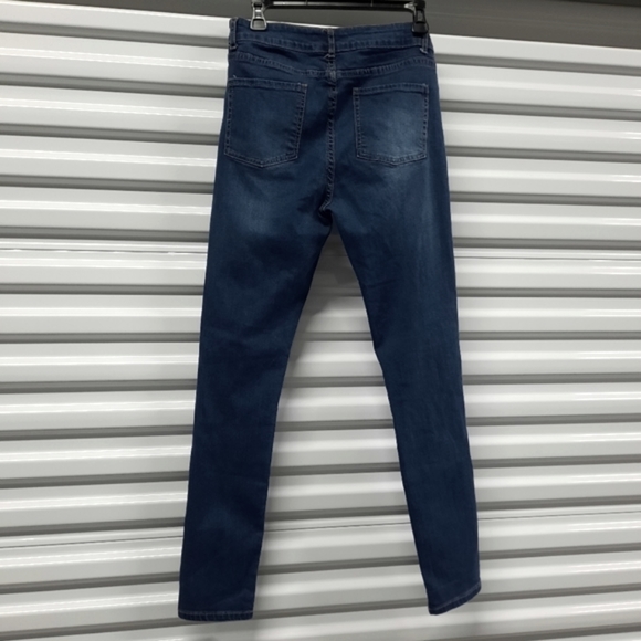 Amp Jeans Juniors Size 7 Button Fly Distressed - Picture 2 of 6